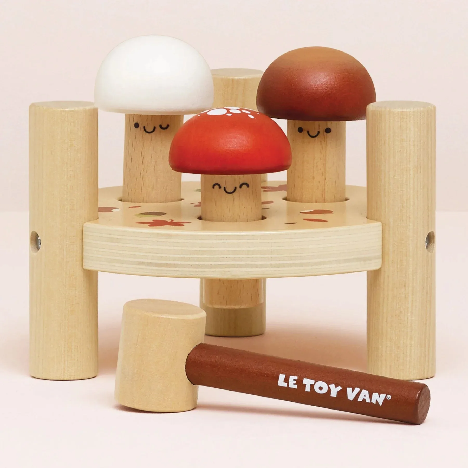 Le Toy Van: Woodland Mushroom Hammer Game - 5 Piece