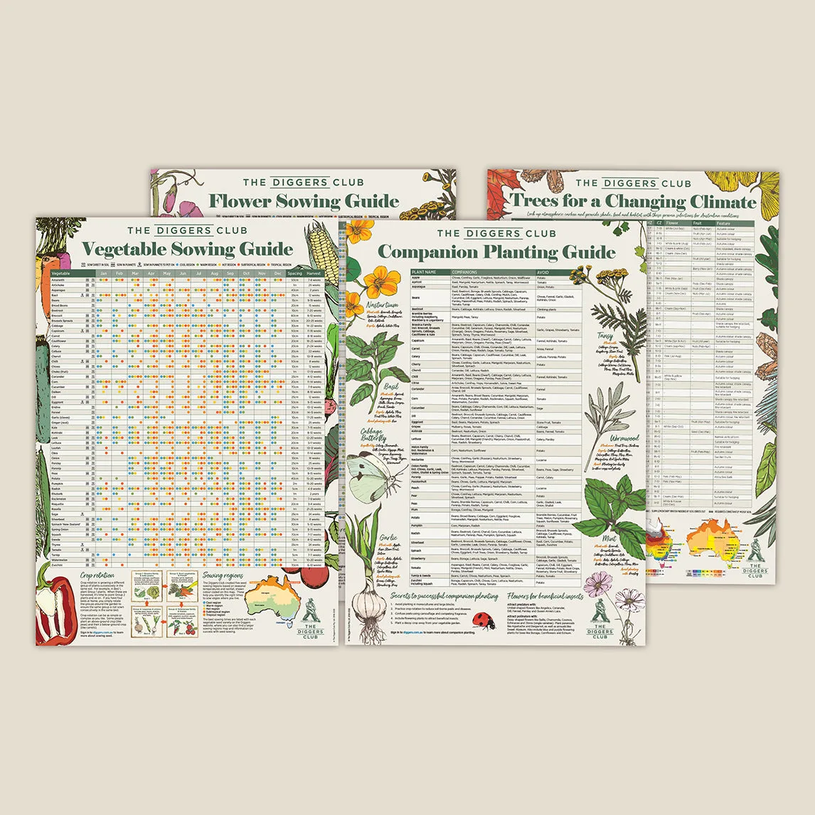 Diggers Heirloom Poster Set: Varieties & Features