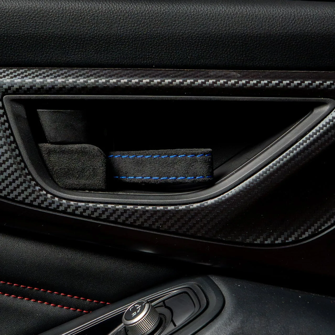 Billetworkz Alcantara Door Pull Strap Kit - Fits Subaru WRX/BRZ/GR86/Ascent (2022+), Crosstrek (2018+) & More