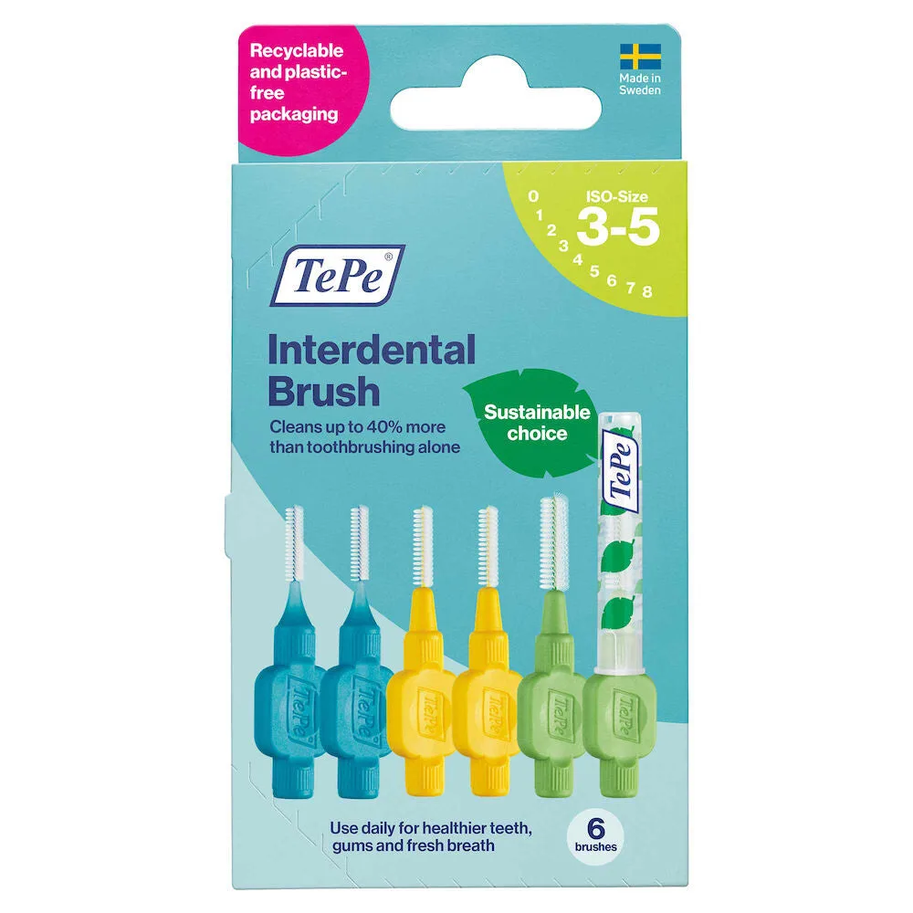 TePe Interdental Brush Sizes: A Visual Guide to Choosing the Right Fit