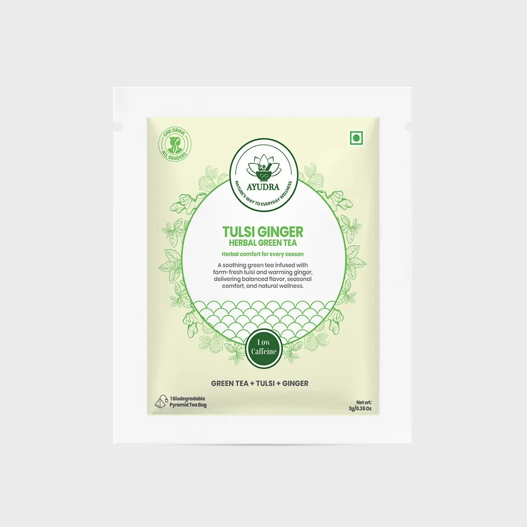 Tulsi Ginger Green Tea Sample Sachet