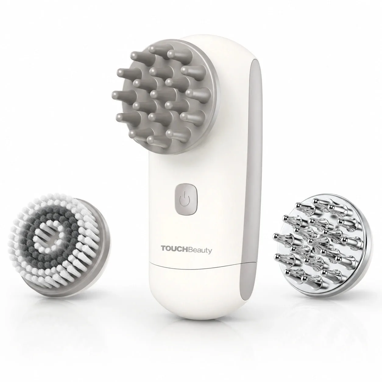 TOUCHBeautyTM 電動頭皮按摩器丨多功能清潔與按摩器