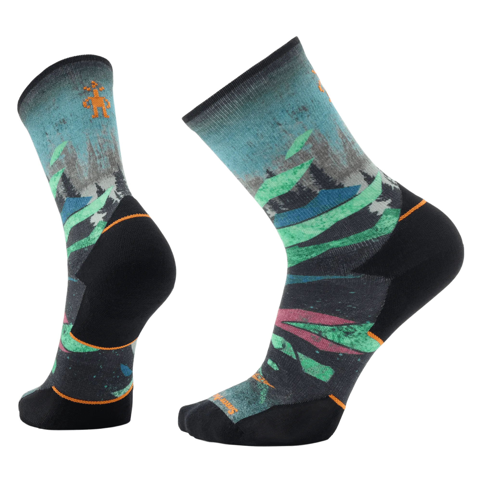 Calcetines crew Altra Print para correr con frío