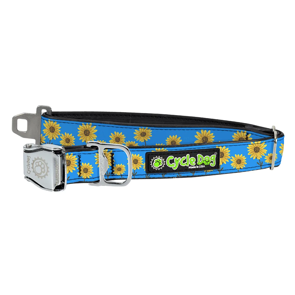 Collar para perro de girasoles
