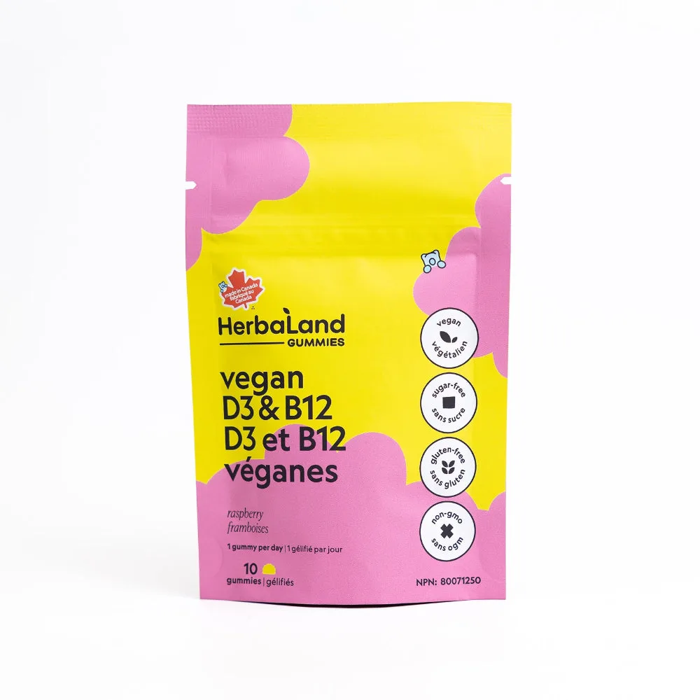Vegan D3 and B12 (Travel Size)