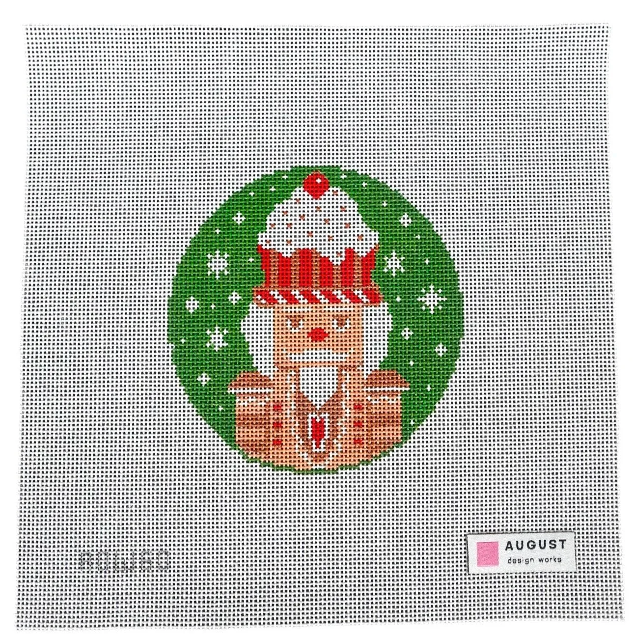 Lienzo de Cascanueces de Jengibre: Guía de Bordado Navideño