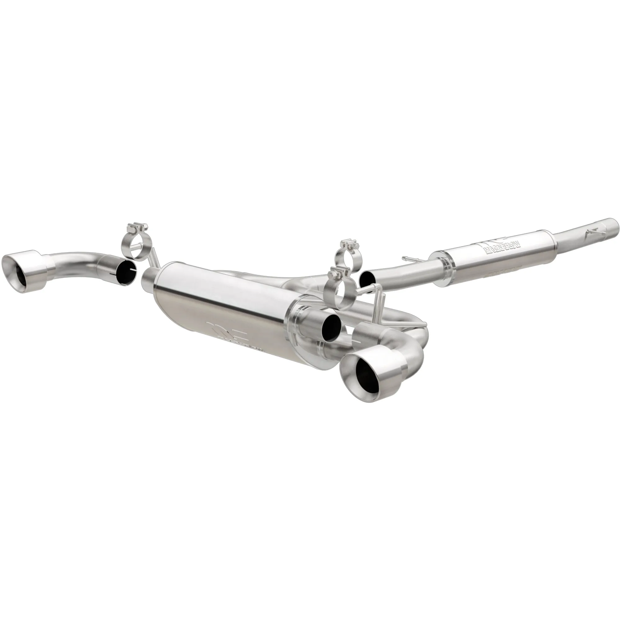 MagnaFlow 2004 Volkswagen R32 3.2L Touring Series Cat-Back Performance Exhaust System 16650