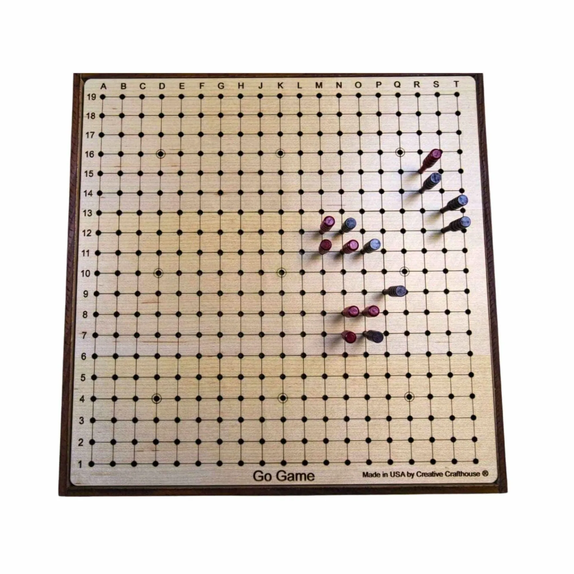 Tablero de juegos Peg Go, Pente y Goban | Juegos de estrategia hechos a mano