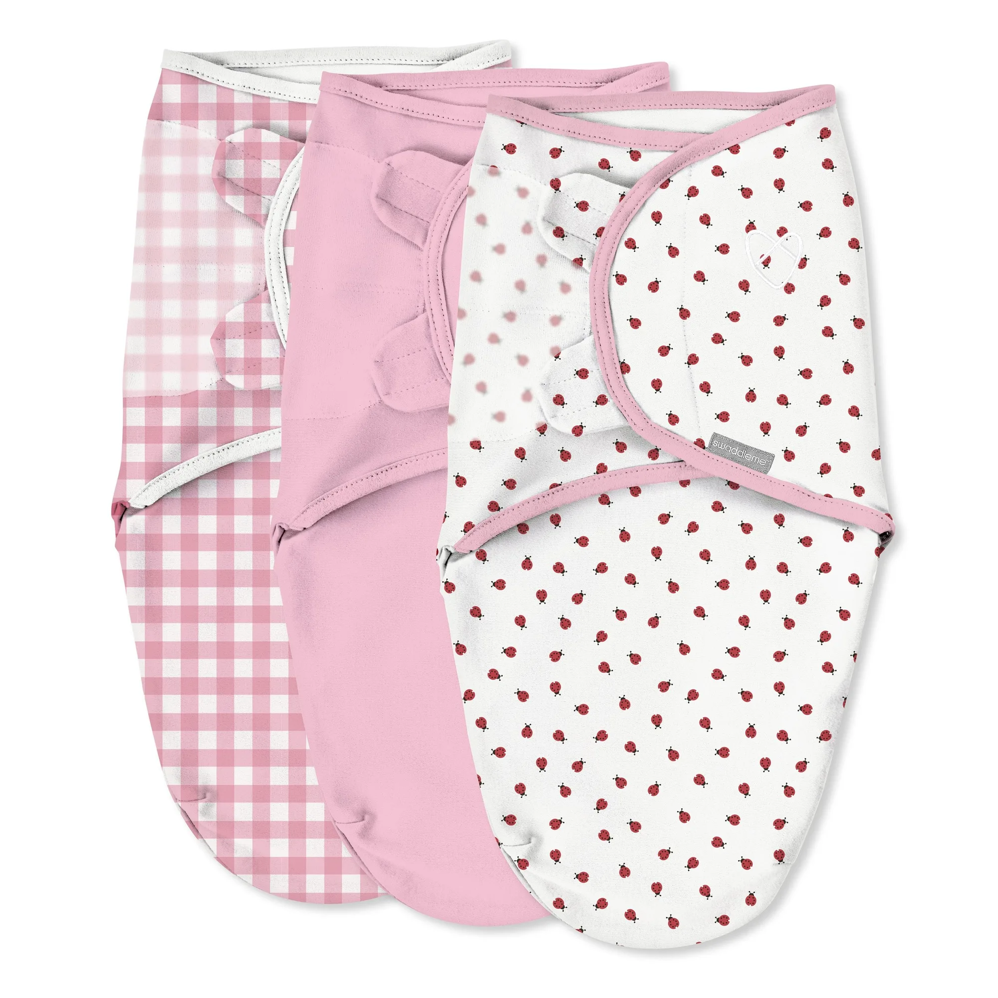Original Swaddle, Size SM, 0-3 months, 3pk (Lady Bug Picnic)