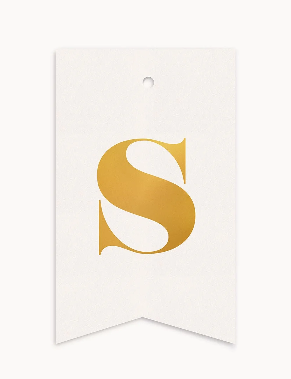 S - Alfabet cadeaulabel