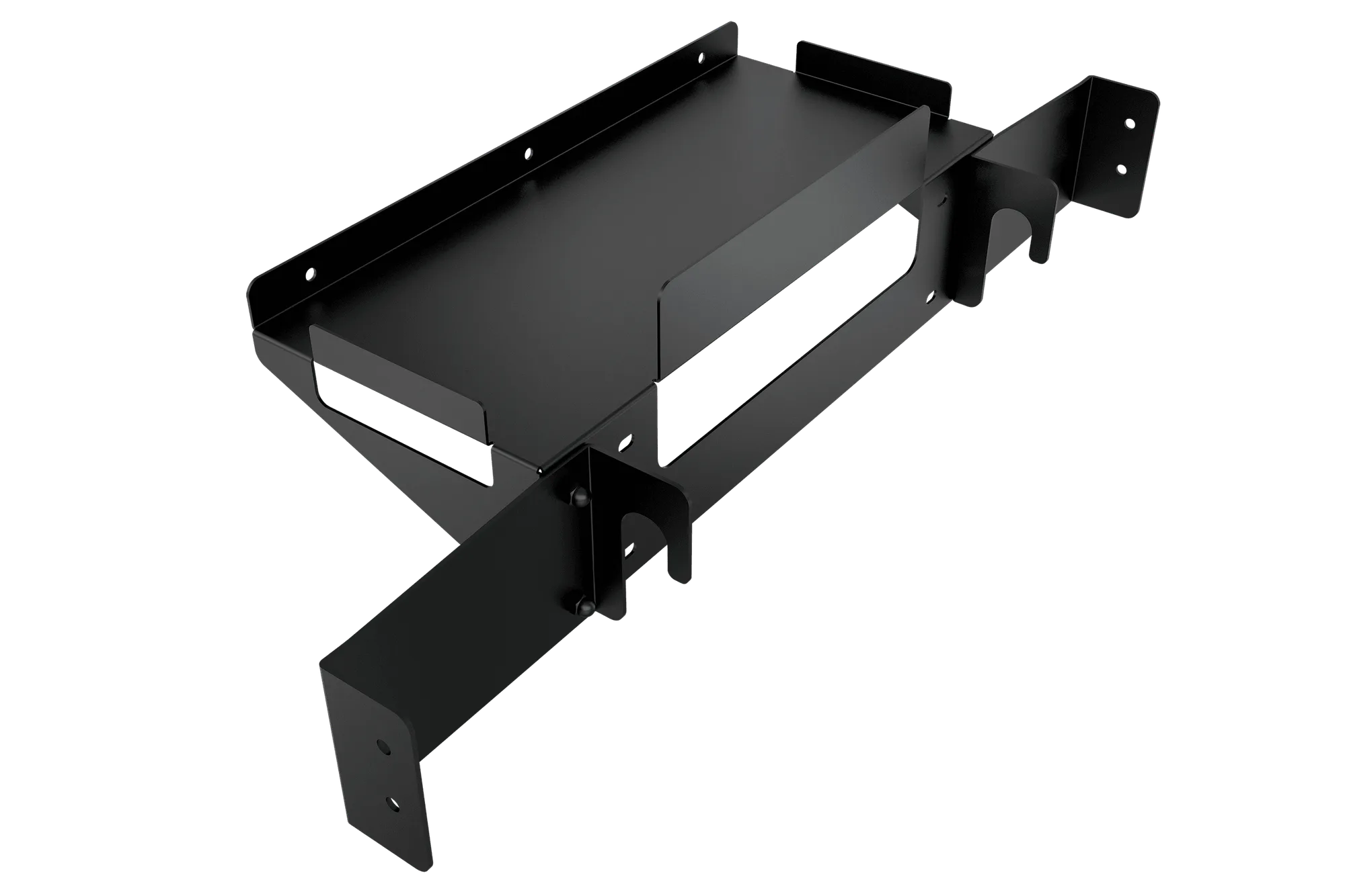 How to Install a Control Box Shelf on a Trak Racer Monitor Stand