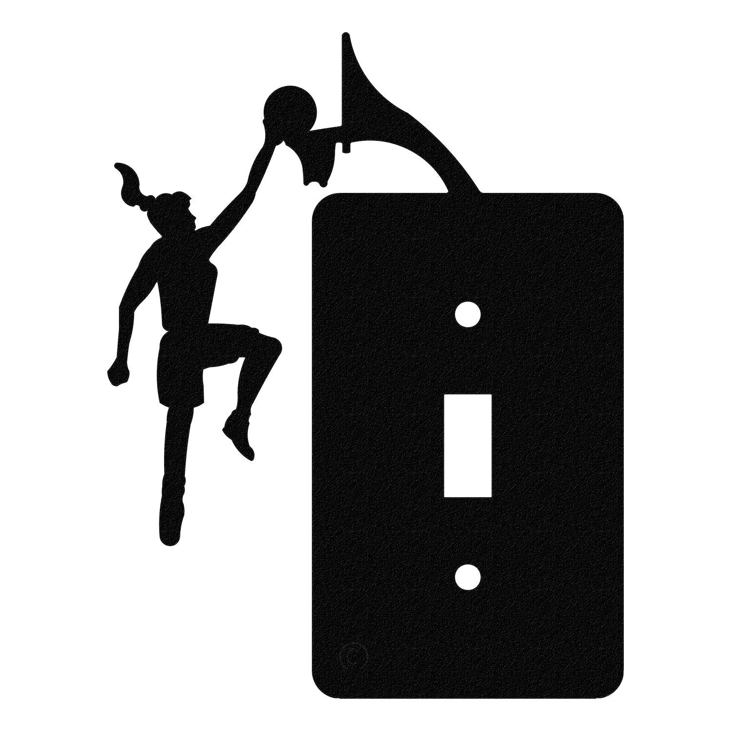 Girls Basketball Wall Plate
