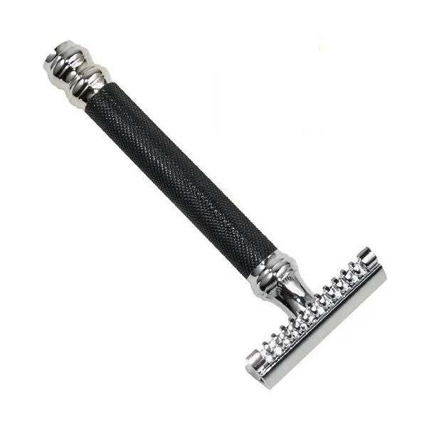 Parker 26C موس حلاقة آمن بشفرة مزدوجة ثلاثي القطع بمشط مفتوح