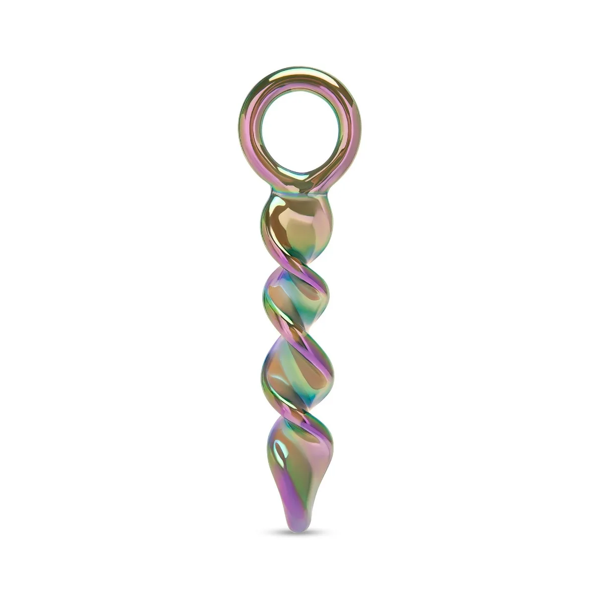 7,75-inch Twilight Twist glazen dildo