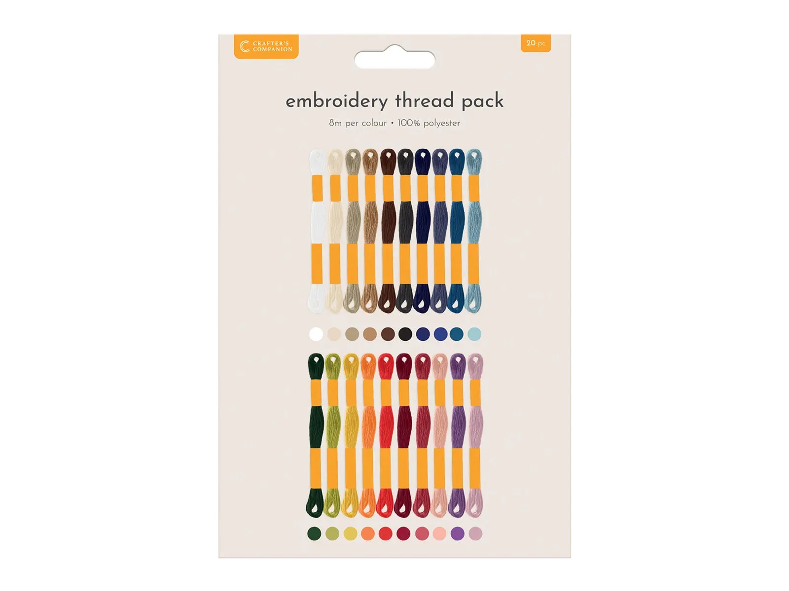 Embroidery Threads 20 Pack: What You Can Stitch