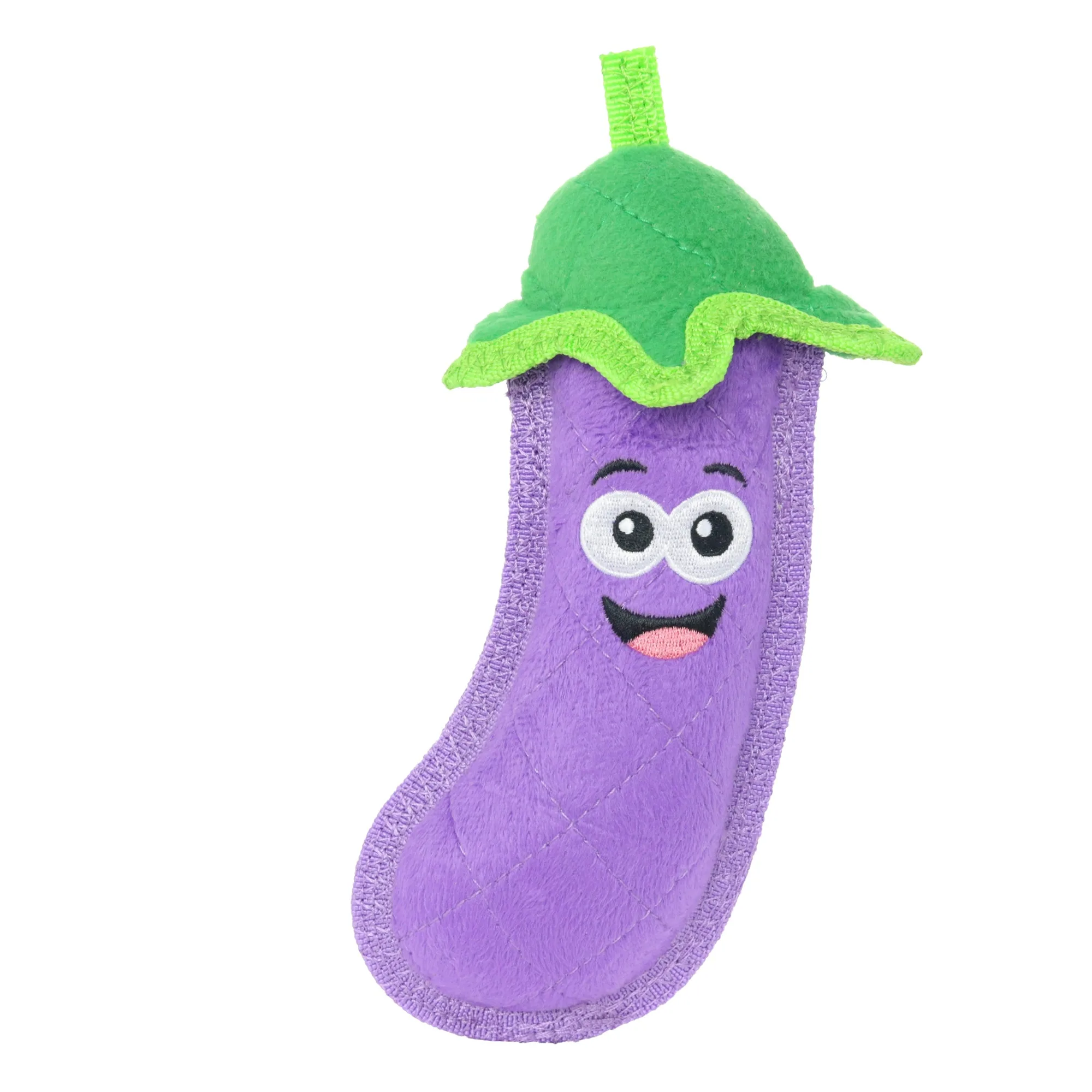 Tuffy Funny Eggplant contre Firehose Tug : le choc des peluches durables