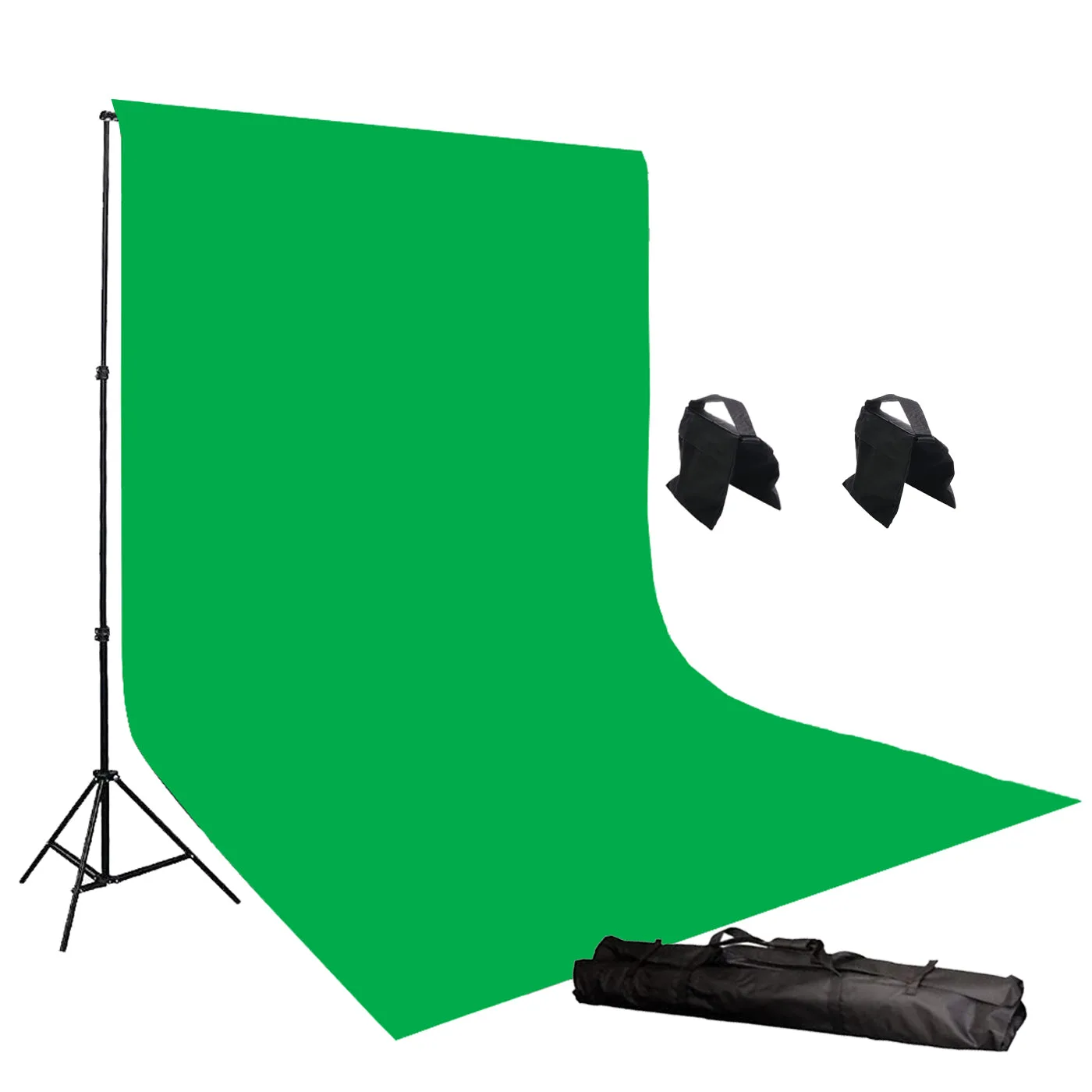 6' x 9' 綠幕 Chroma Key 攝影錄影背景架 含2個沙袋 H804-69G2S