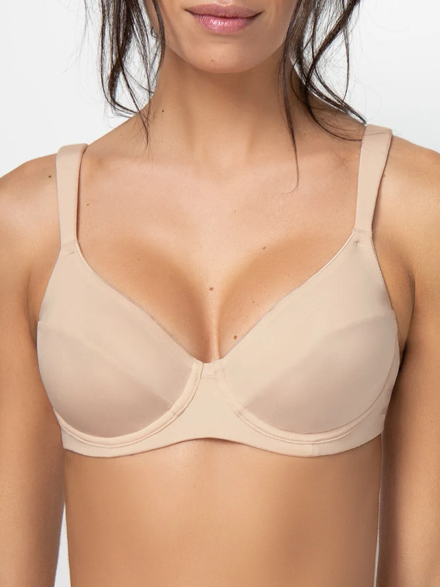 Reggiseno francese con ferretto e regolatore supplementare - CIPRIA - 2542
