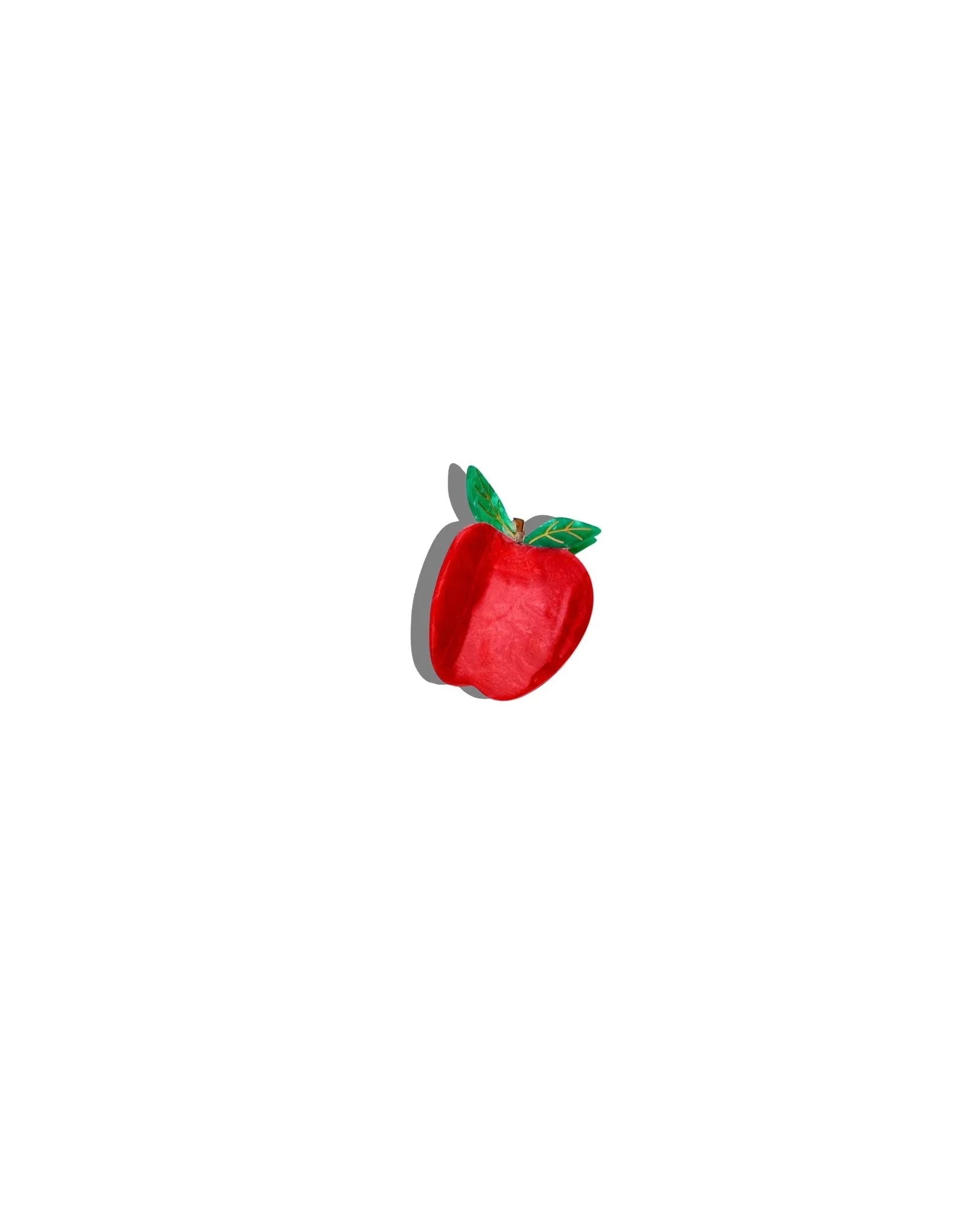 Hand-painted Mini Apple Claw Hair Clip