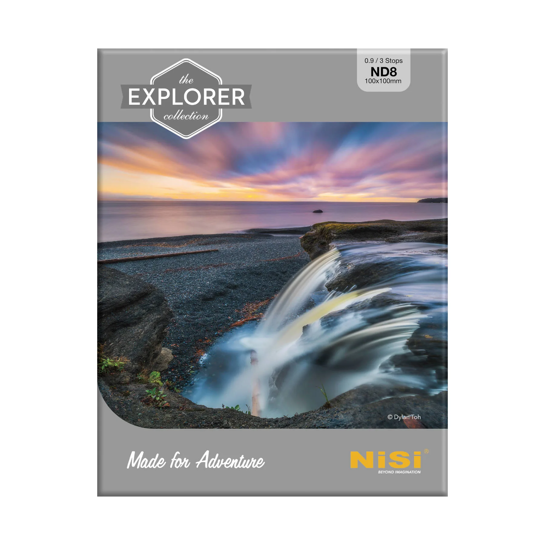 Filtro ND8 (0.9) – 3 stop NiSi Explorer Collection 100x100mm Nano IR