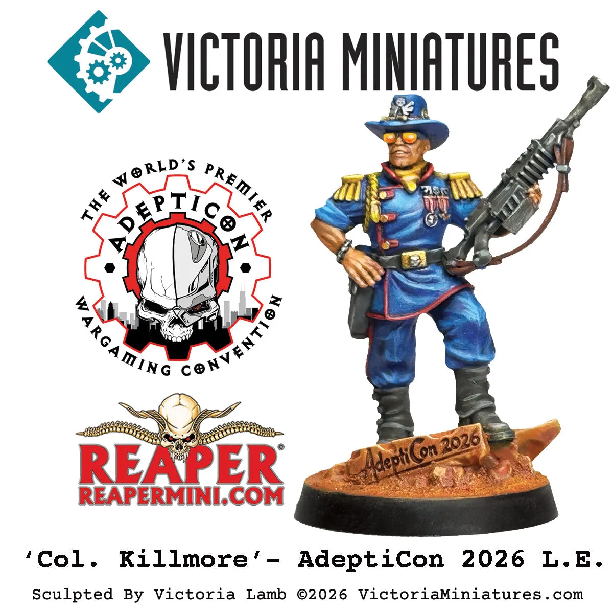 Col. Killmore Miniature: 2026 AdeptiCon Guide