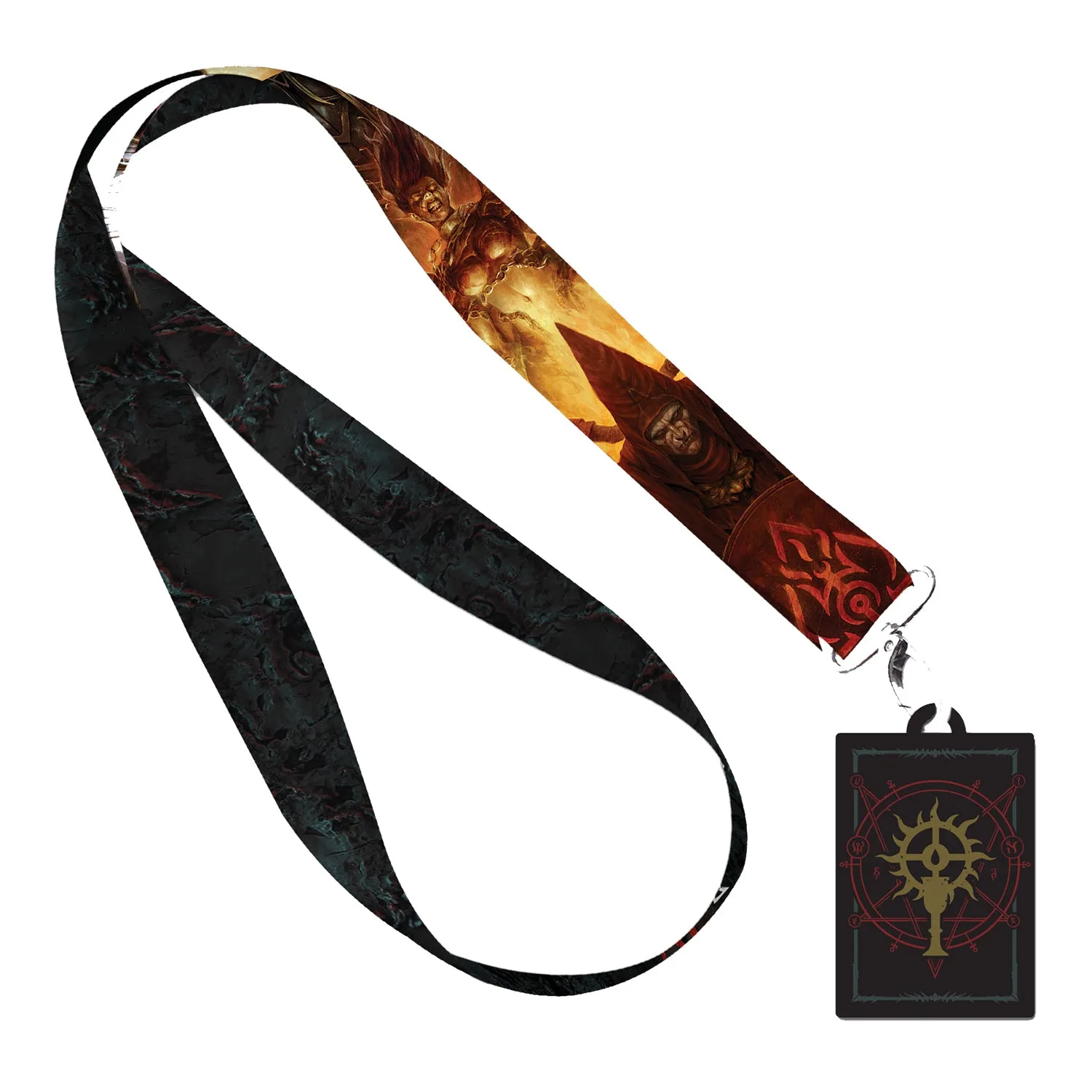 Diablo IV Lanyard with Cathedral of Light Charm