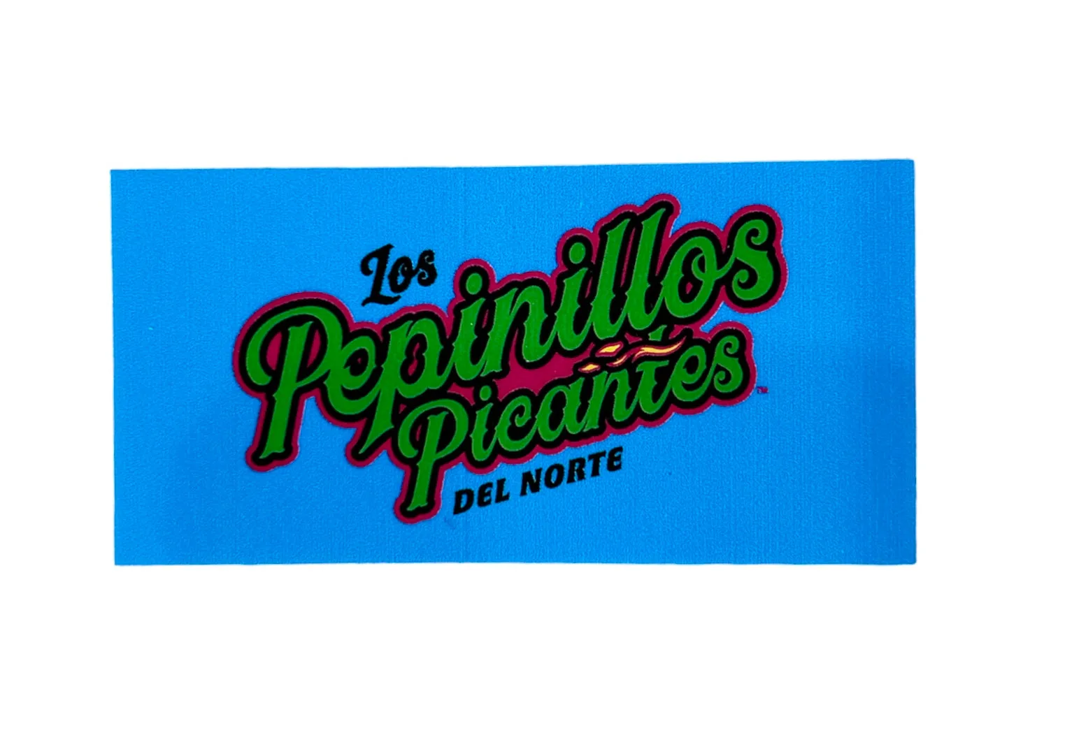 Los Pepinillos Picantes del Norte Mini Wordmark ステッカー