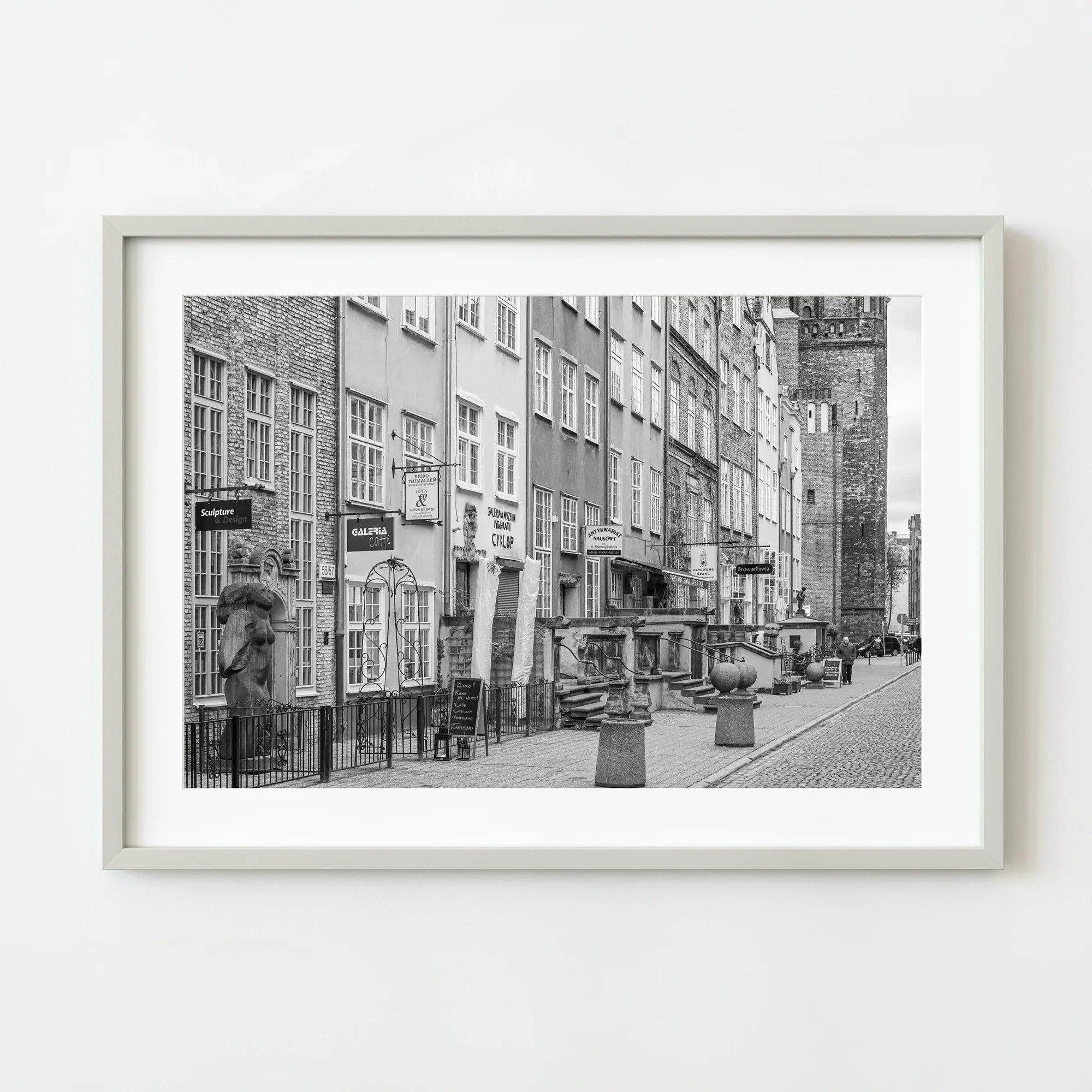 Black and White vs Color Cityscape Prints