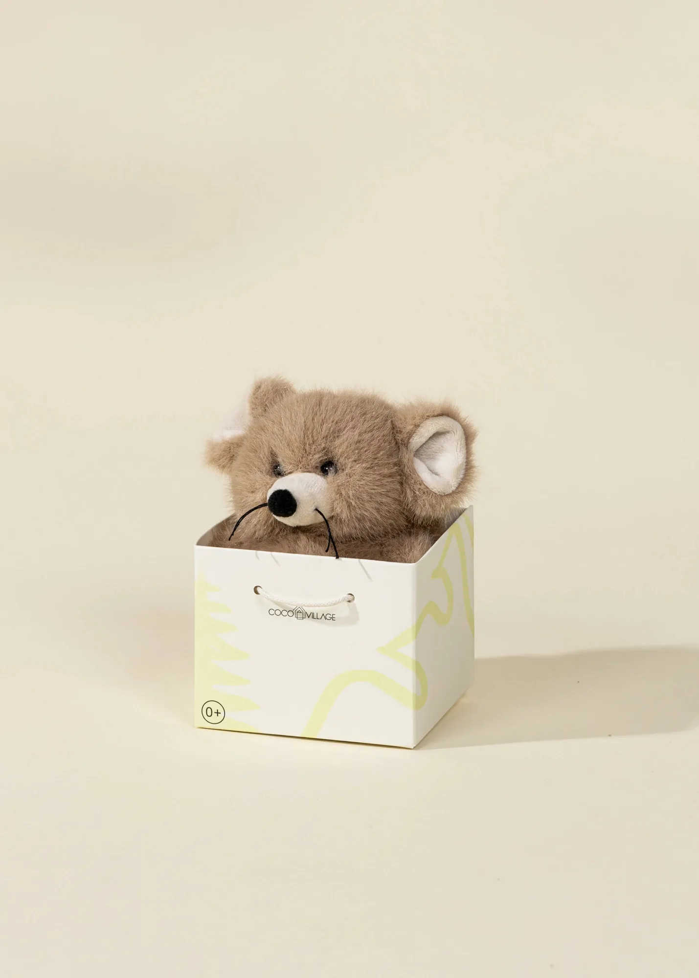 Mini Gift Plush Toy - Brown Mouse