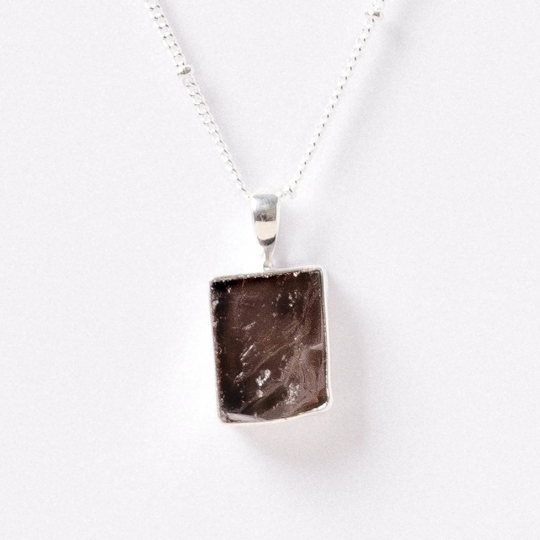 SMOKY QUARTZ RAW CRYSTAL NECKLACE