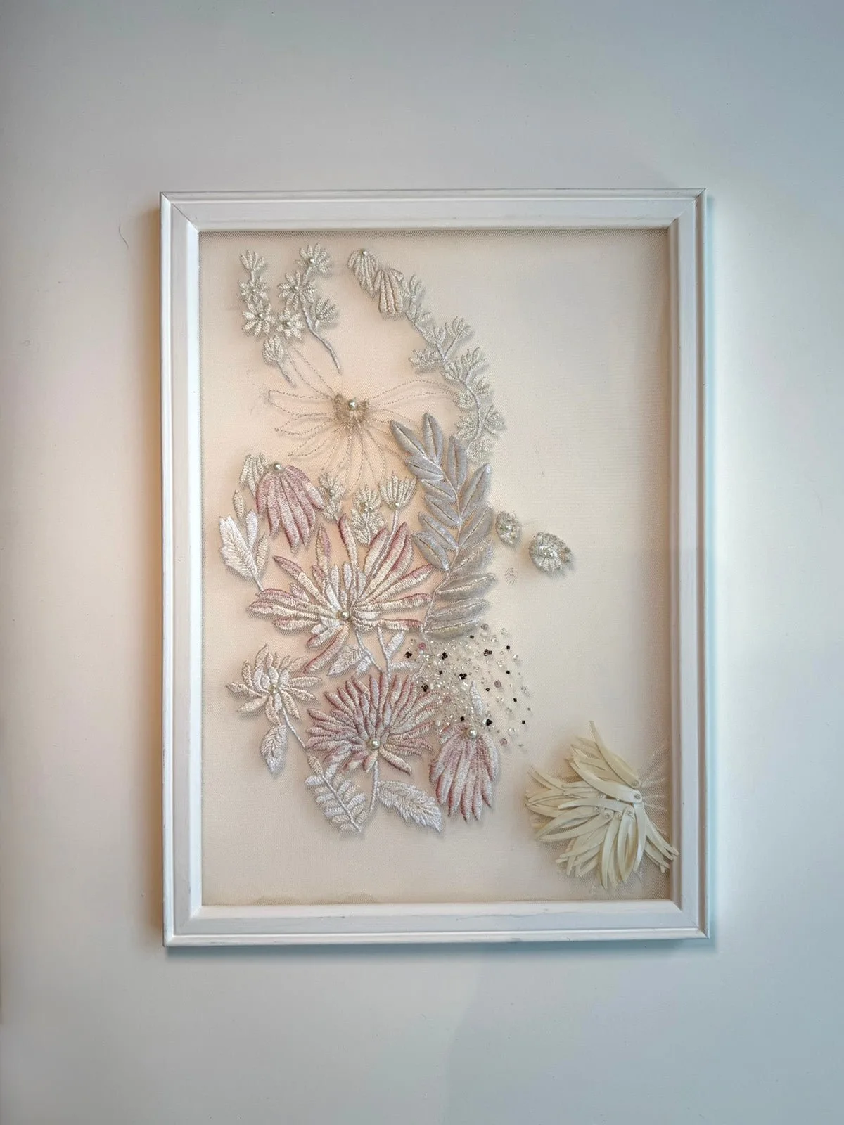 Embroidery No. 066 - Signed & Numbered Framed Couture Embroidery