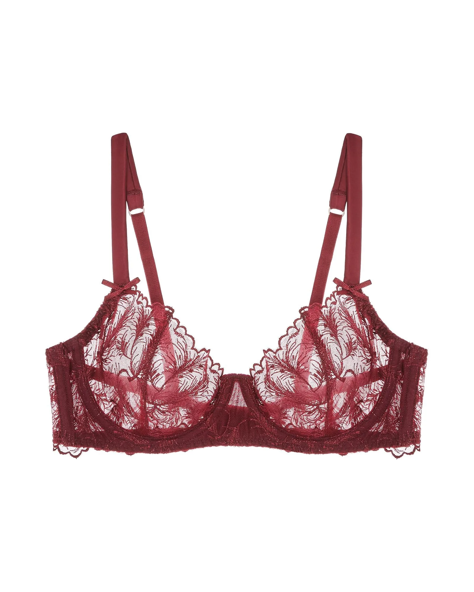 Muse by Coco de Mer Rosa Balcony Bra