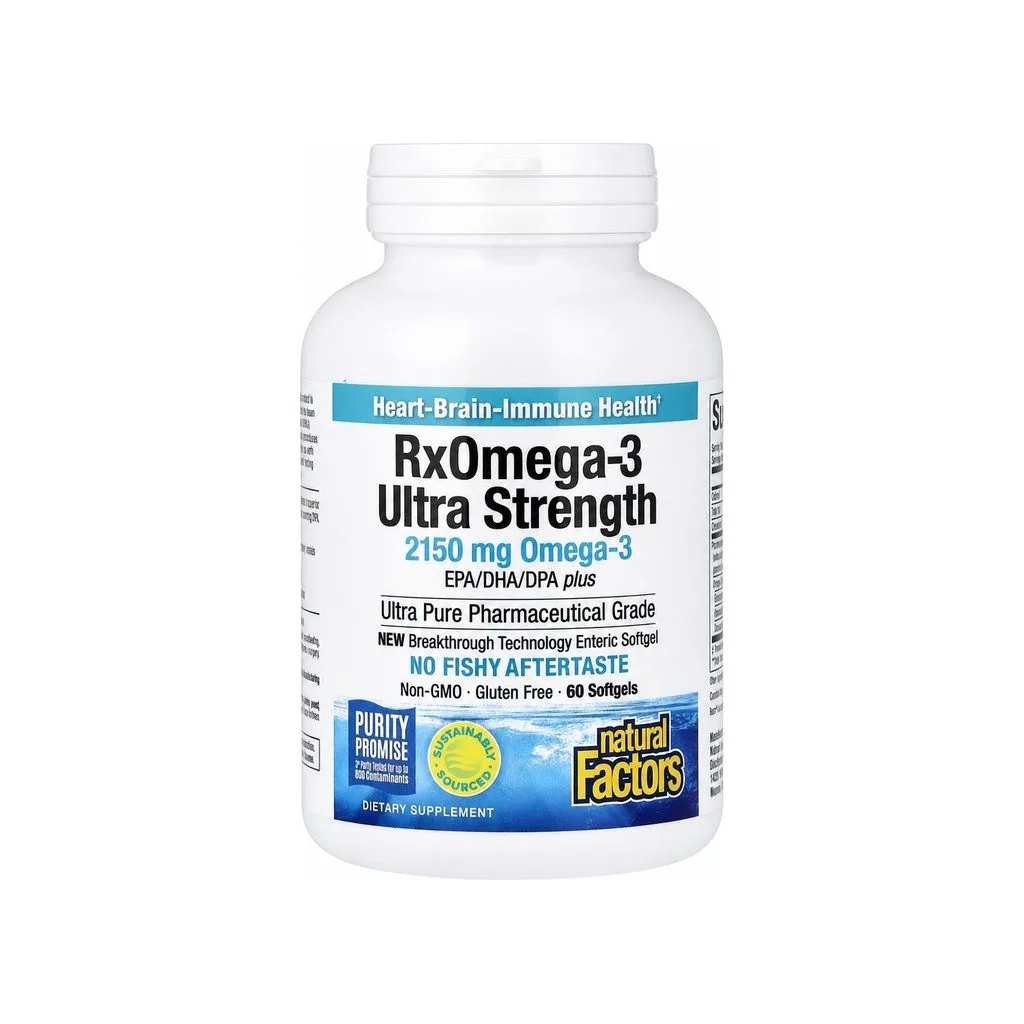 Natural Factors RXOmega-3 Ultra Strength Softgels