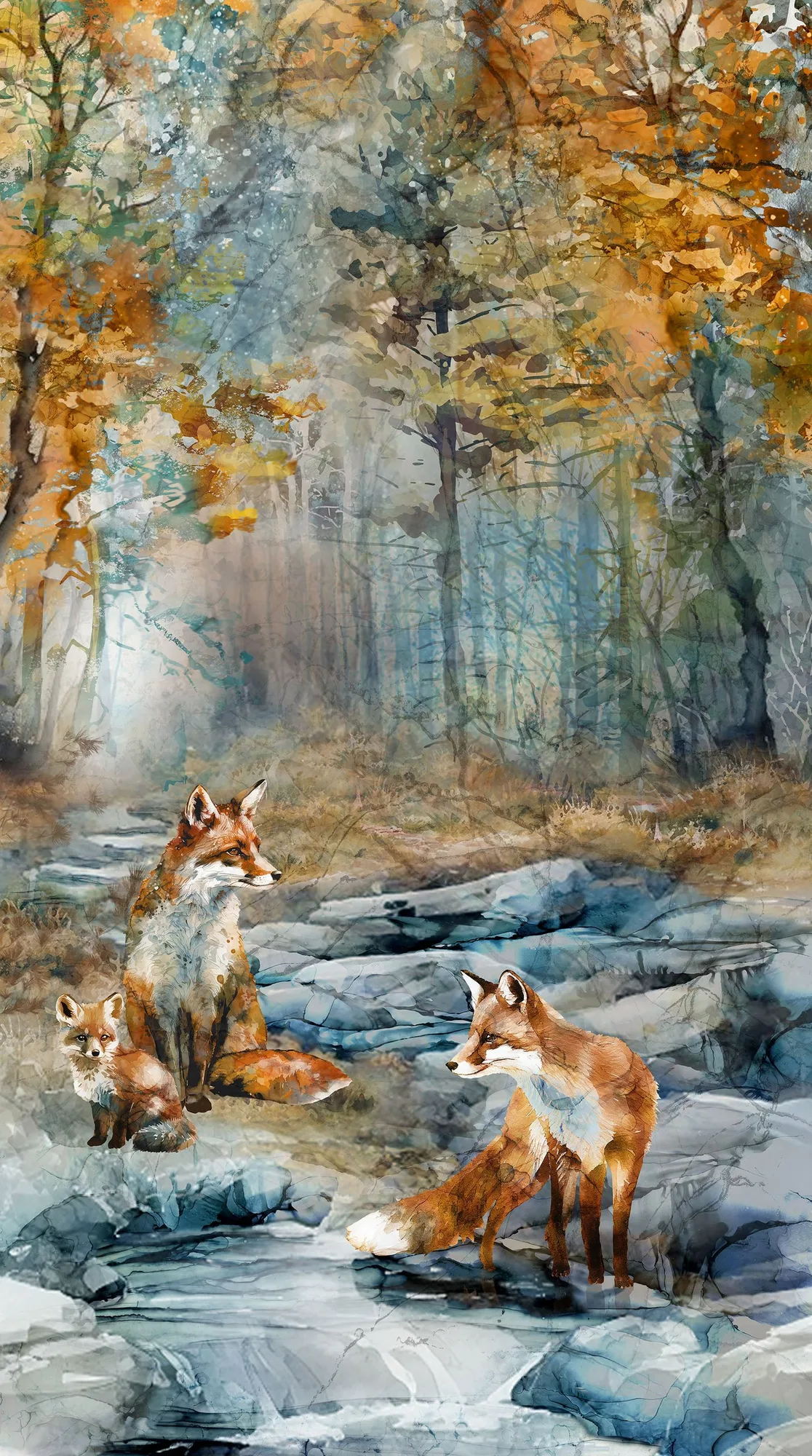 NORTHCOTT - Fox Den by Deborah Edwards and Melanie Samra - Fox Den Panel - PL1231