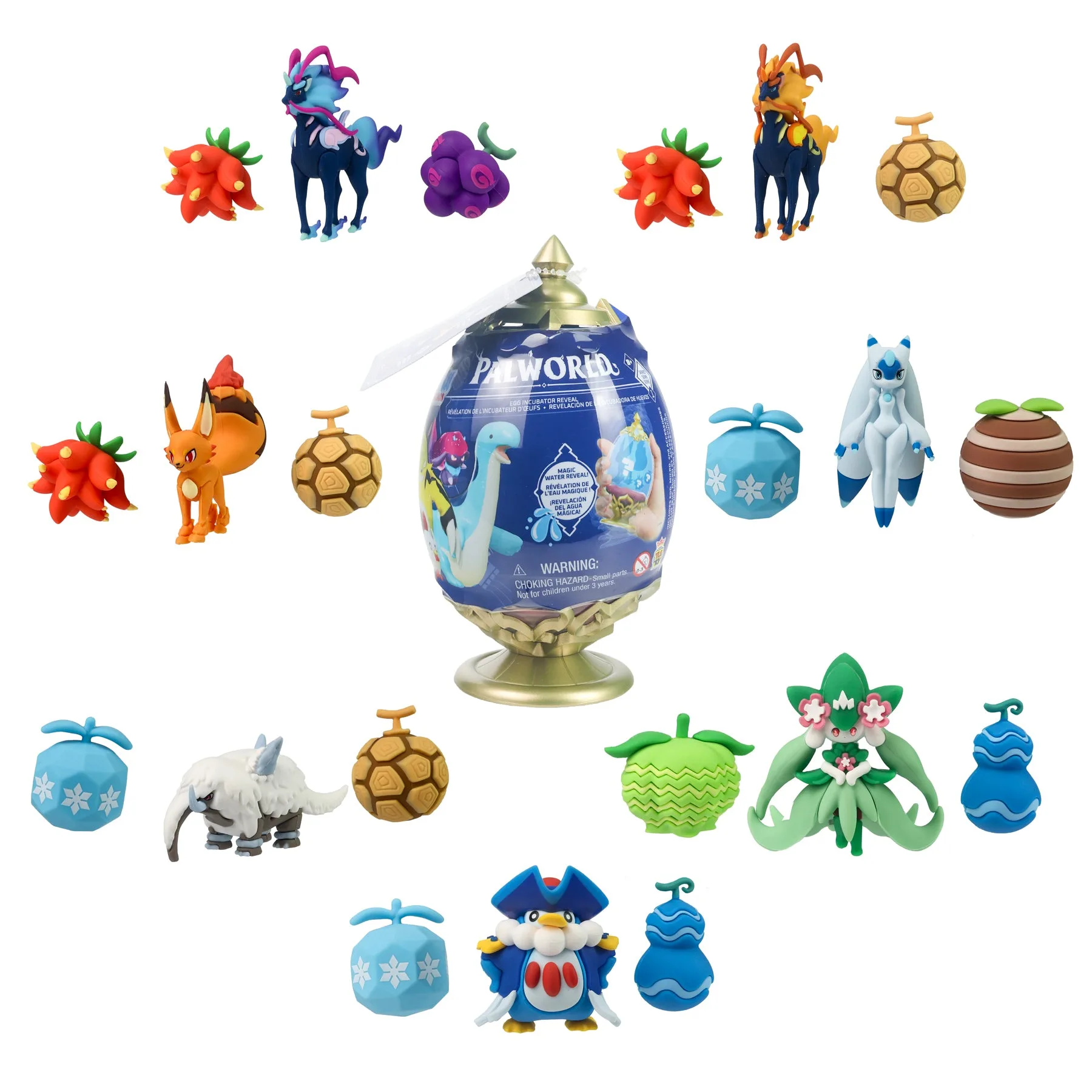 Palworld Incubatore uova Micro Pal CheeBee con figure Chase rare
