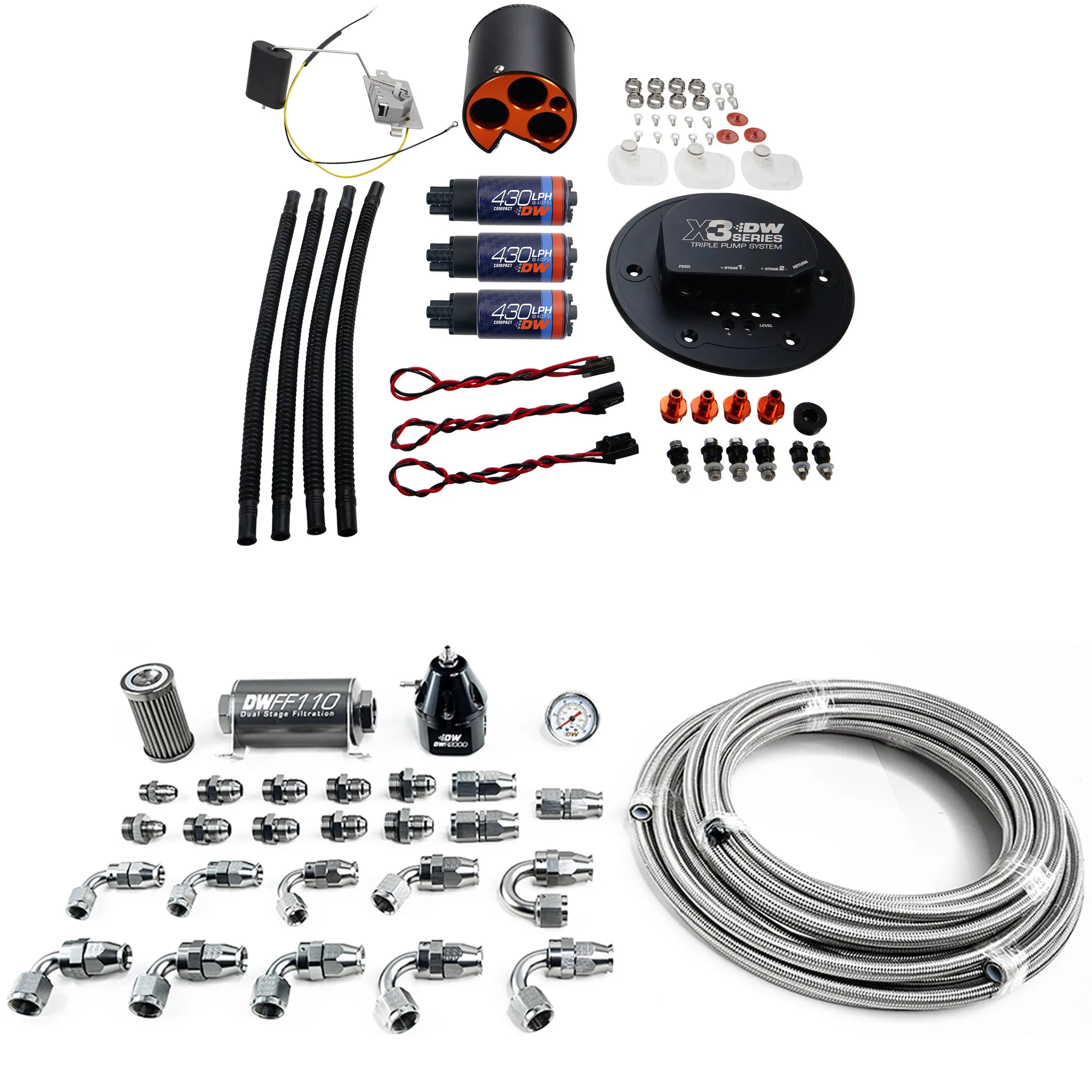 Modulo X3 Ford Mustang 1998-04 + Pompe + Kit Tubazioni