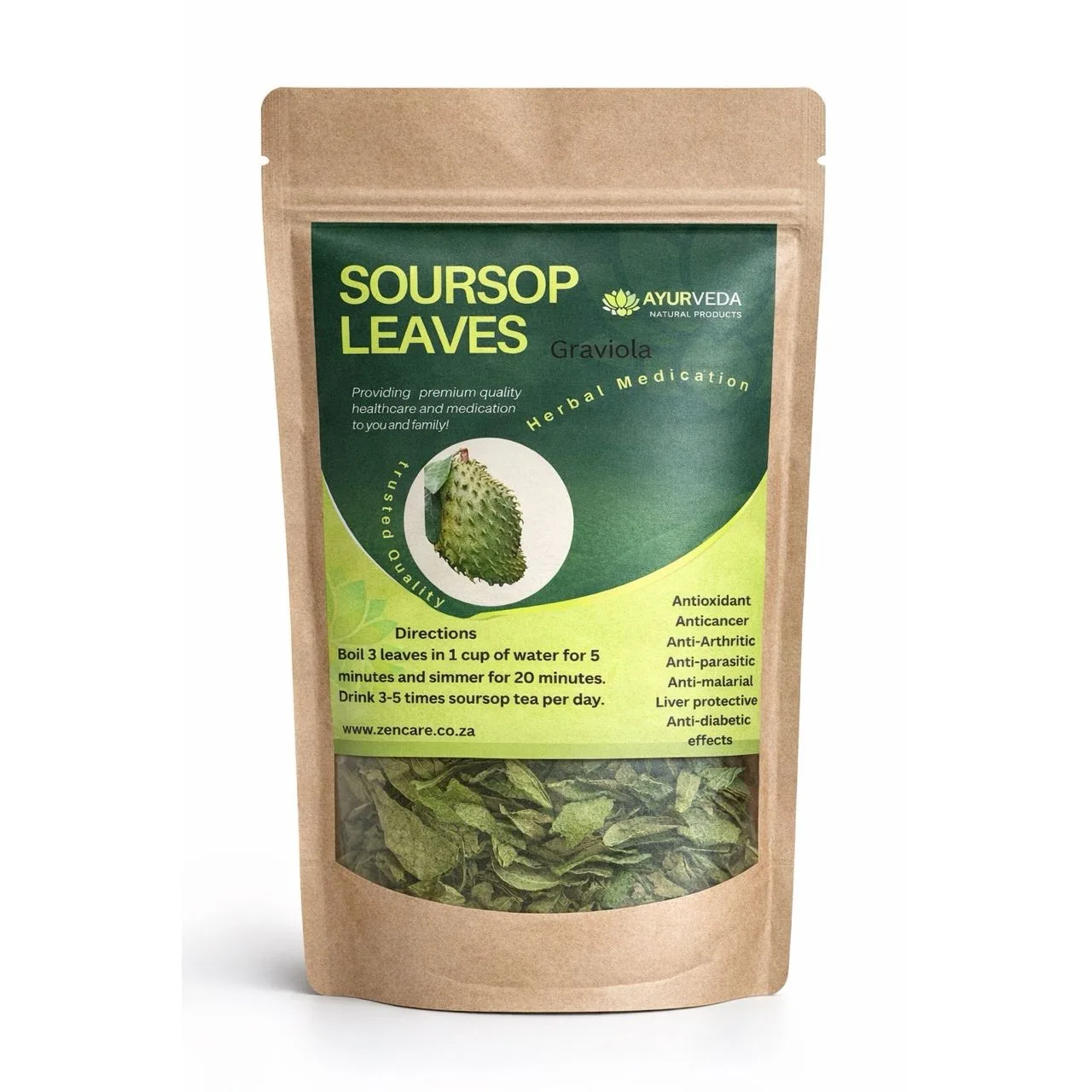 Préparer une infusion de feuilles de corossol pour se détendre