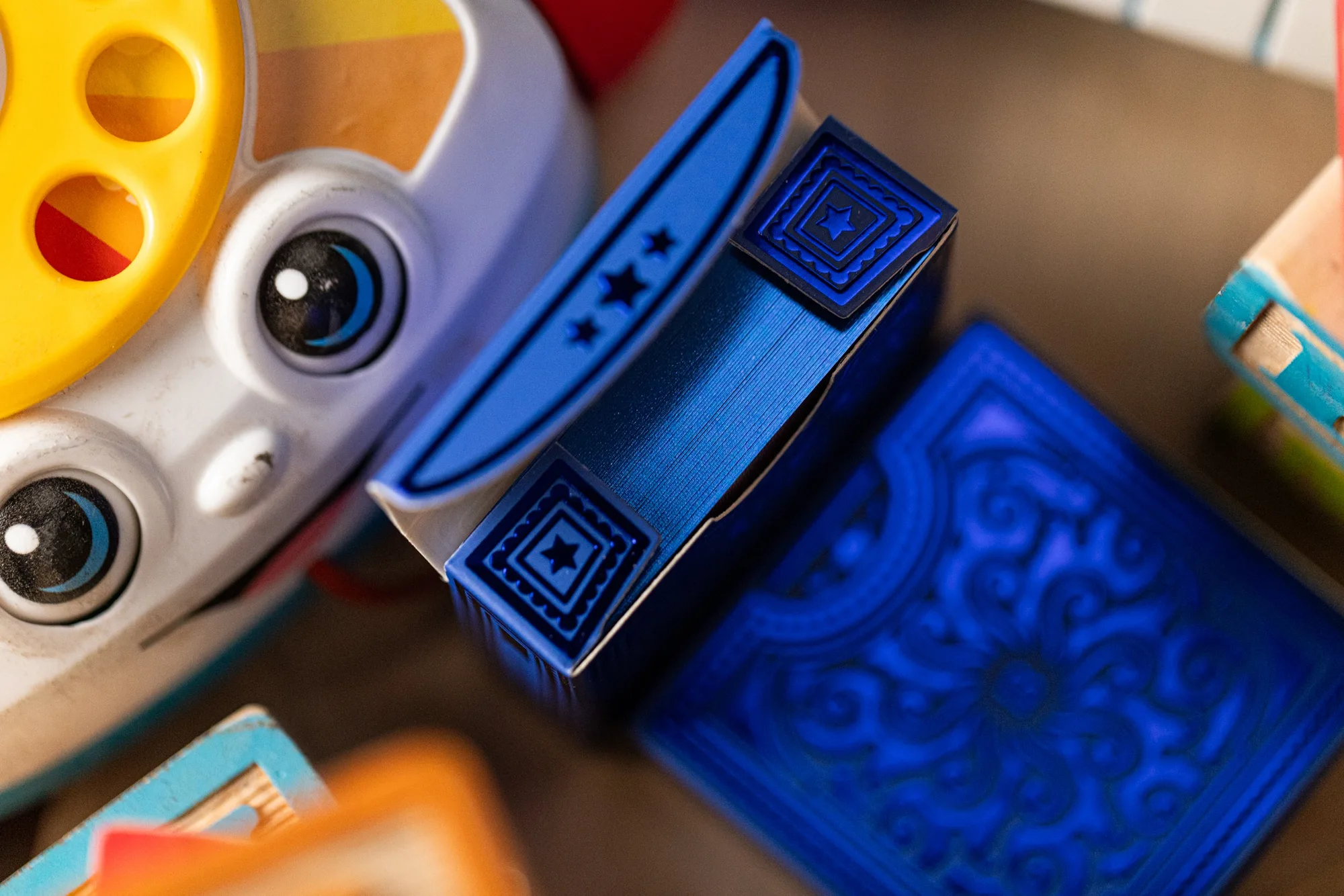 Blue Alphabet Block - GLD