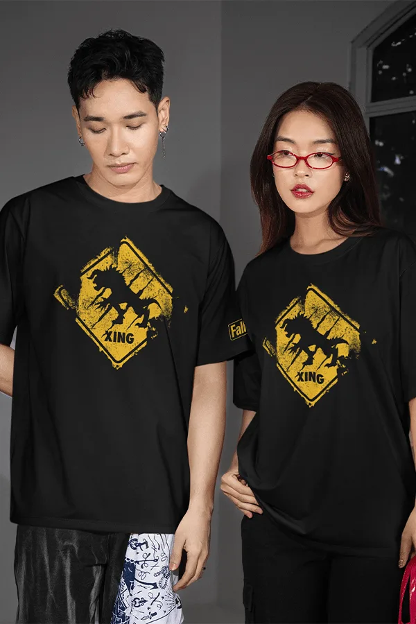 T-shirt Fallout Deathclaw Crossing