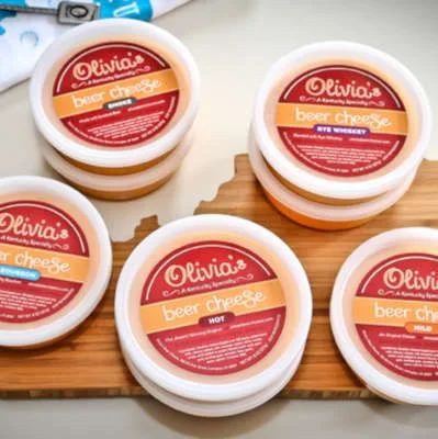 OLIVIA'S BEER CHEESE BOURBON (8 OZ)