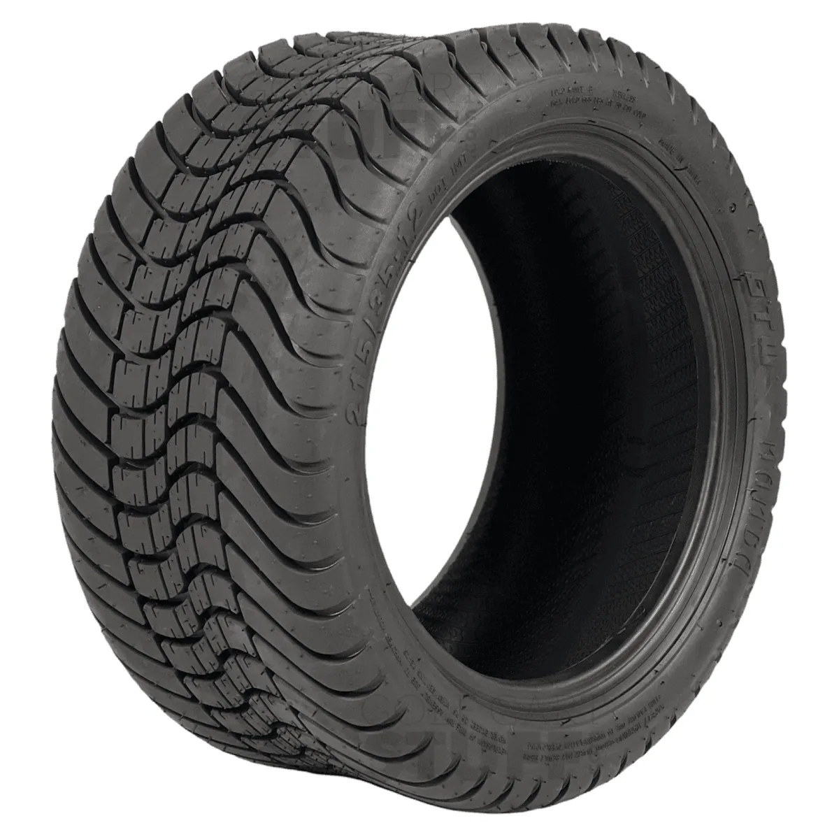 GTW Mamba 215/35-12 DOT Approved Turf & Street Golf Cart Tires - 18" Tall
