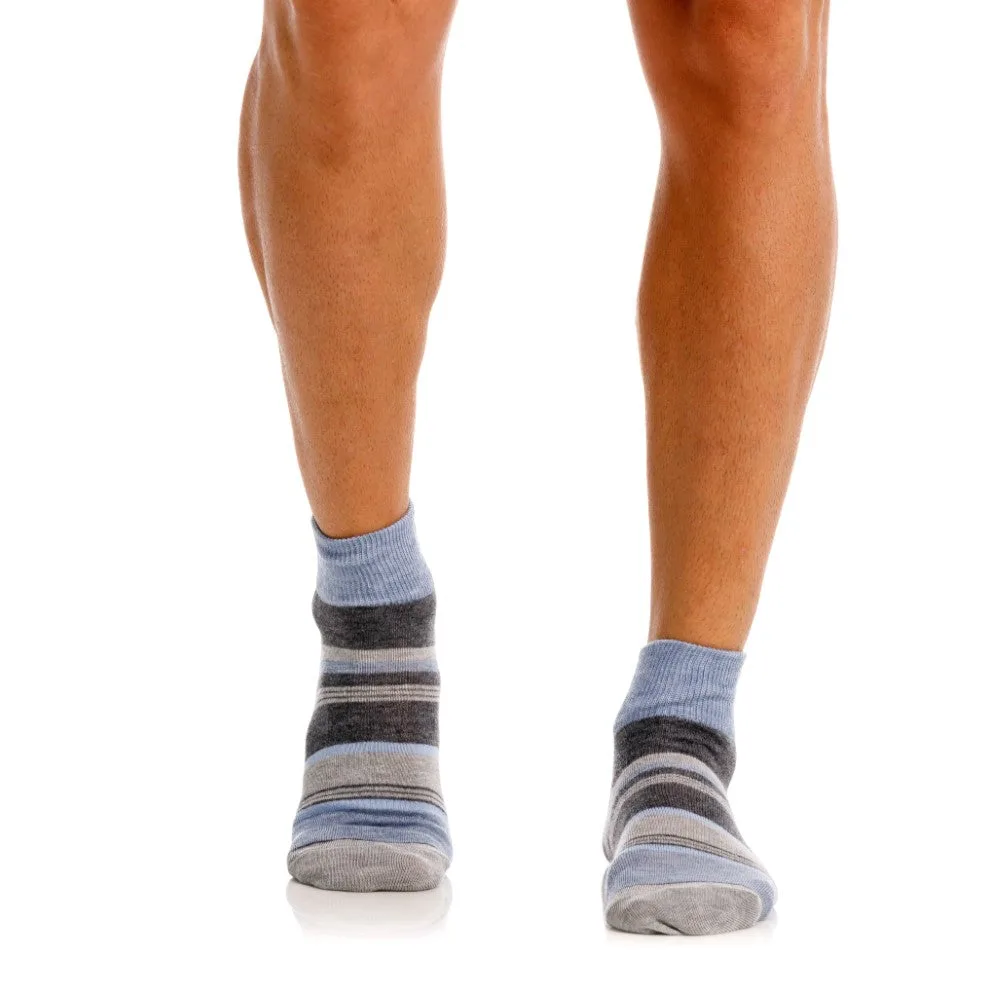 ANKLE SOCKS BLUE STRETCH