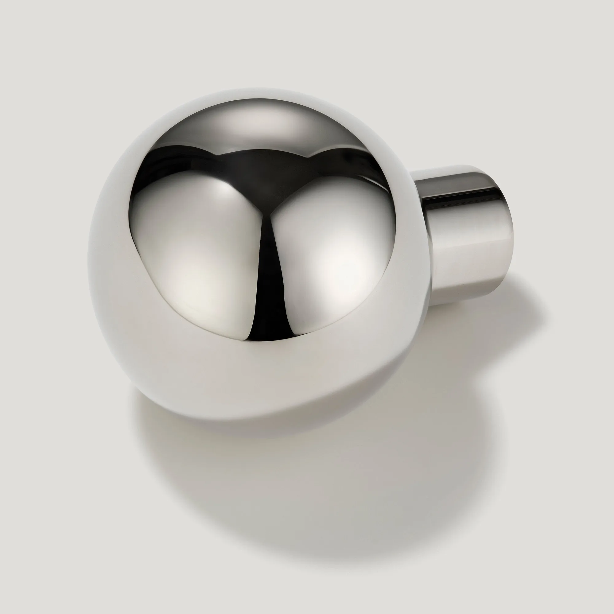 BOBBIN Ball Knob - Polished Nickel