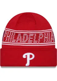 New Era Philadelphia Phillies Red Cuff Beanie