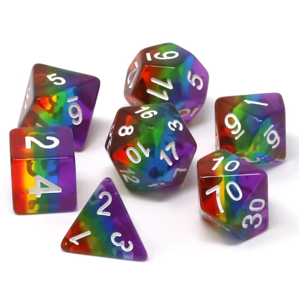 Acrylic Dice vs Resin Dice: What's the Difference?