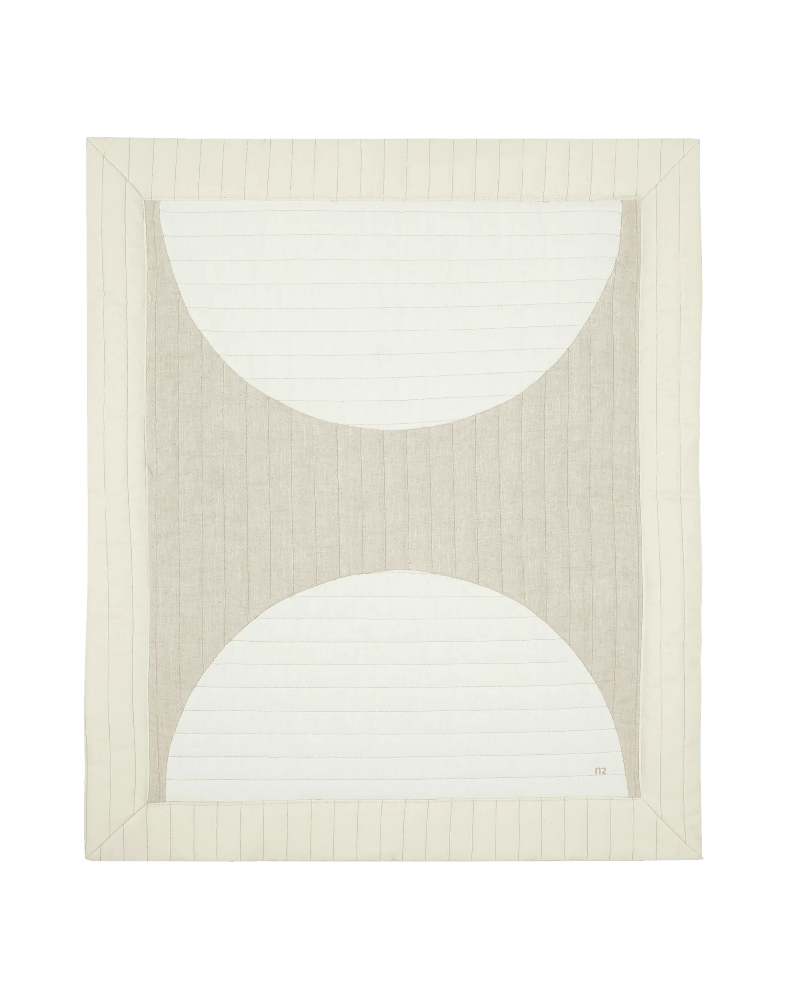 Lin français moon quilted blanket