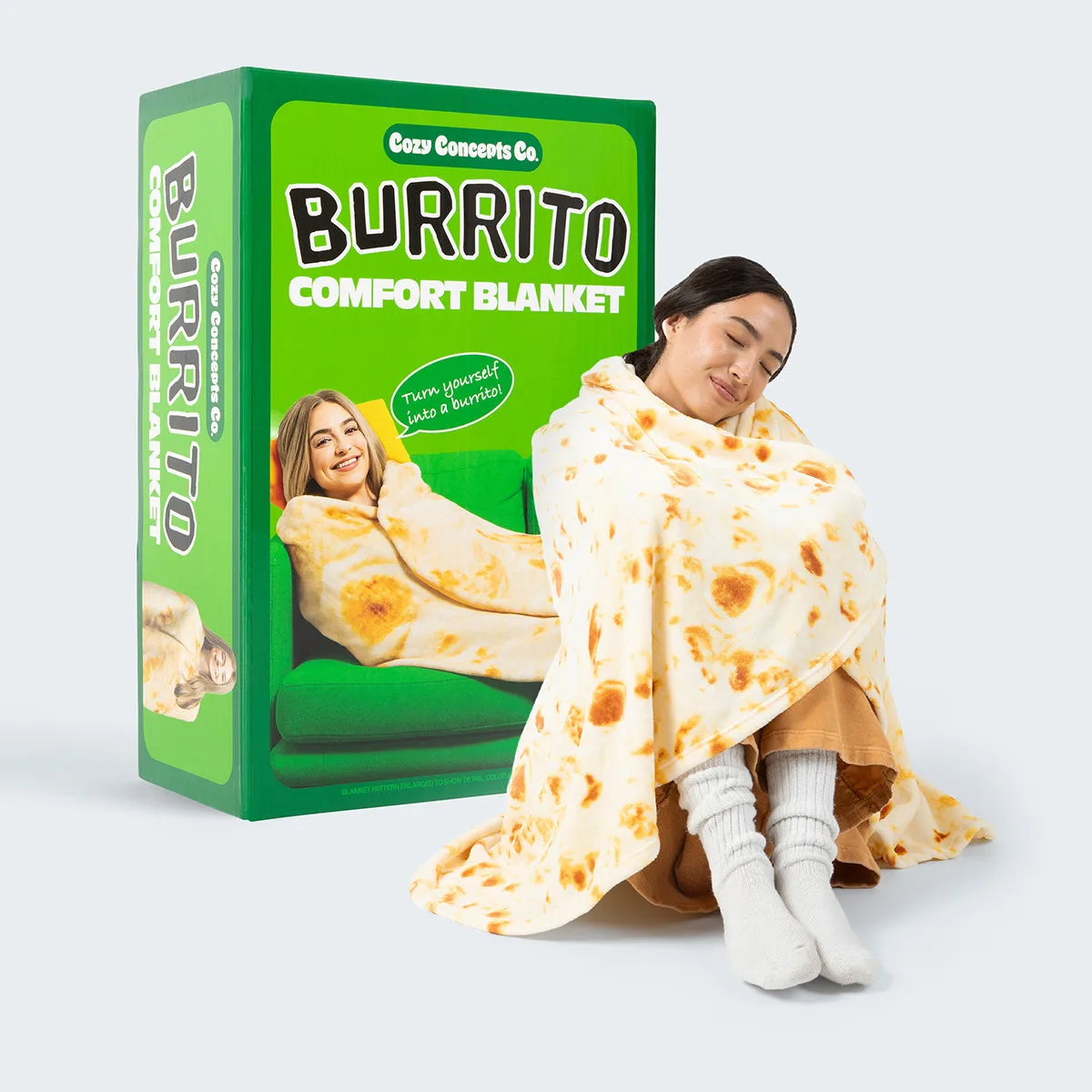 Cozy Concepts Co. Burrito Comfort Blanket 65"