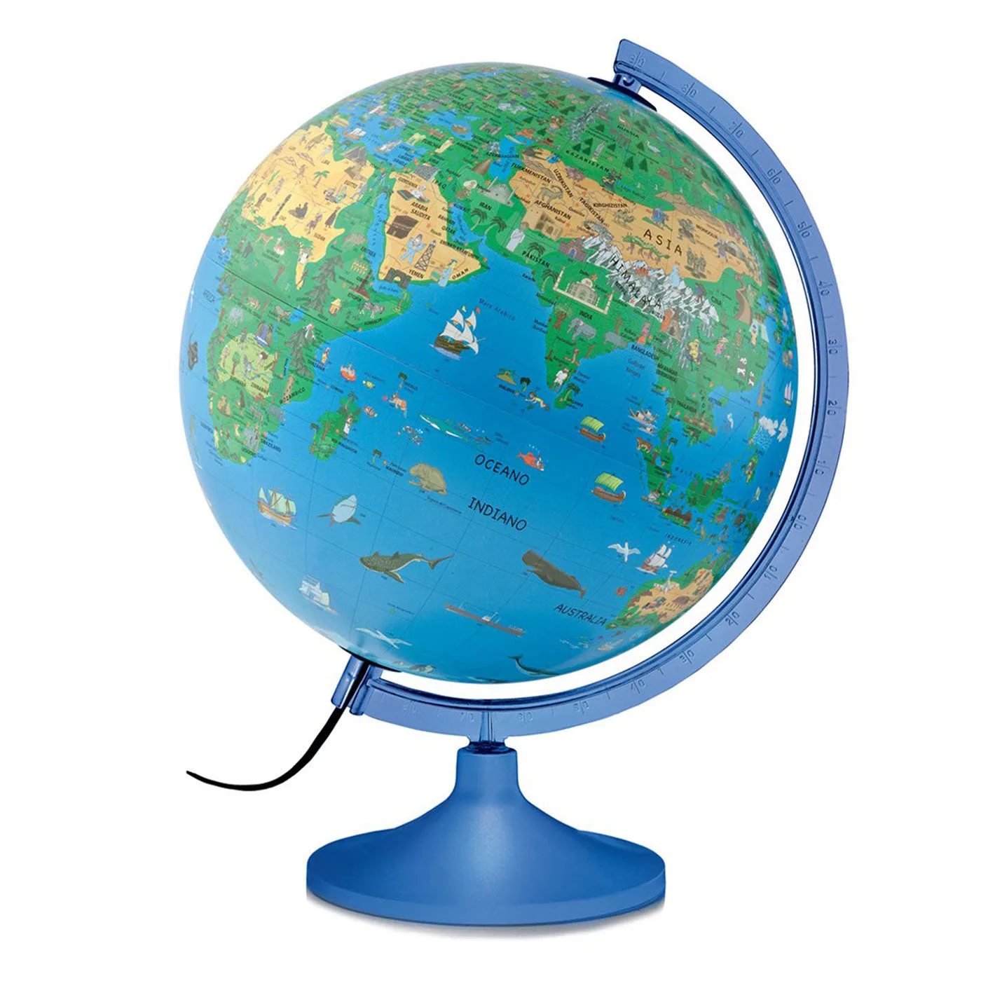 Family S Solid 30cm World Globe