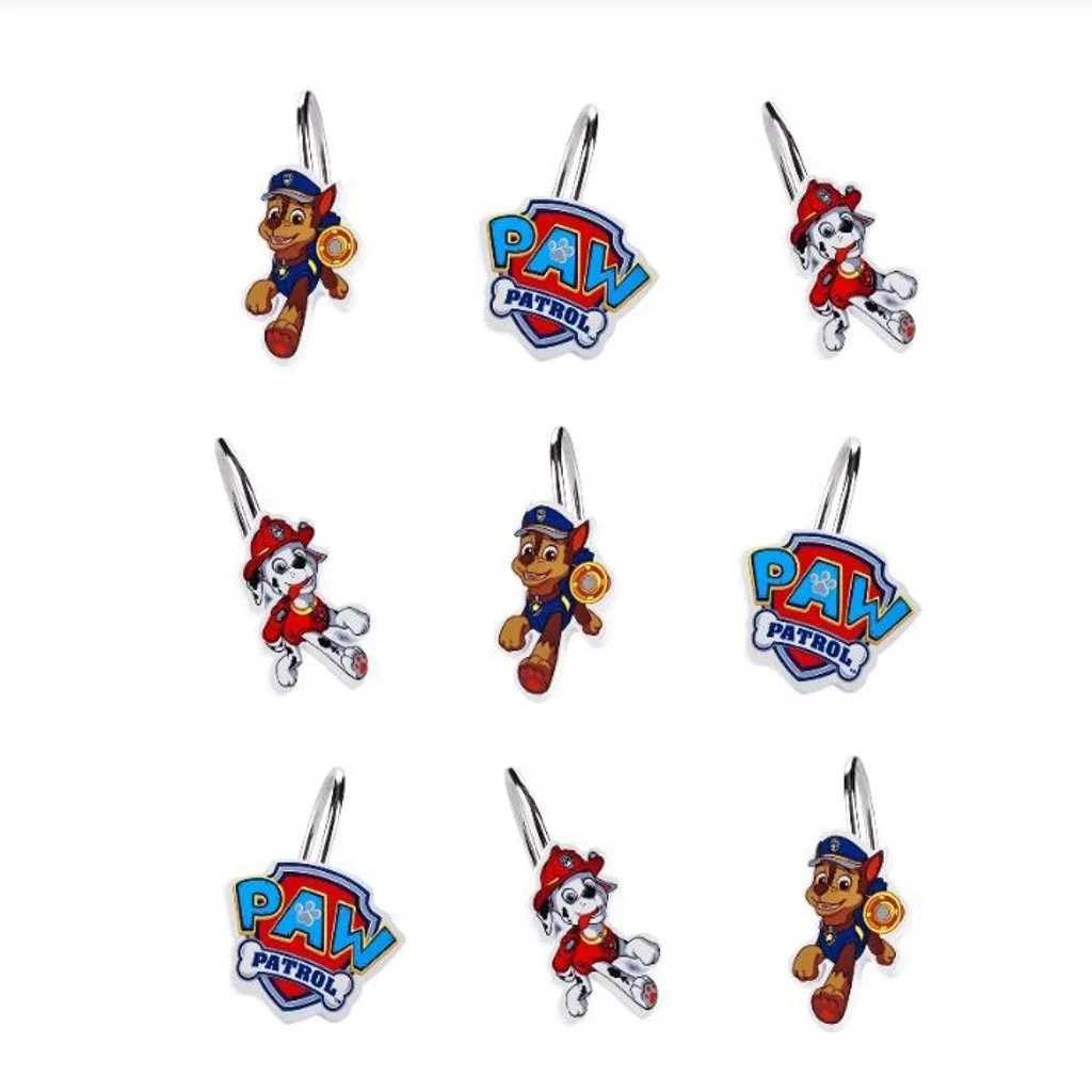 Paw Patrol Shower Curtain Hooks