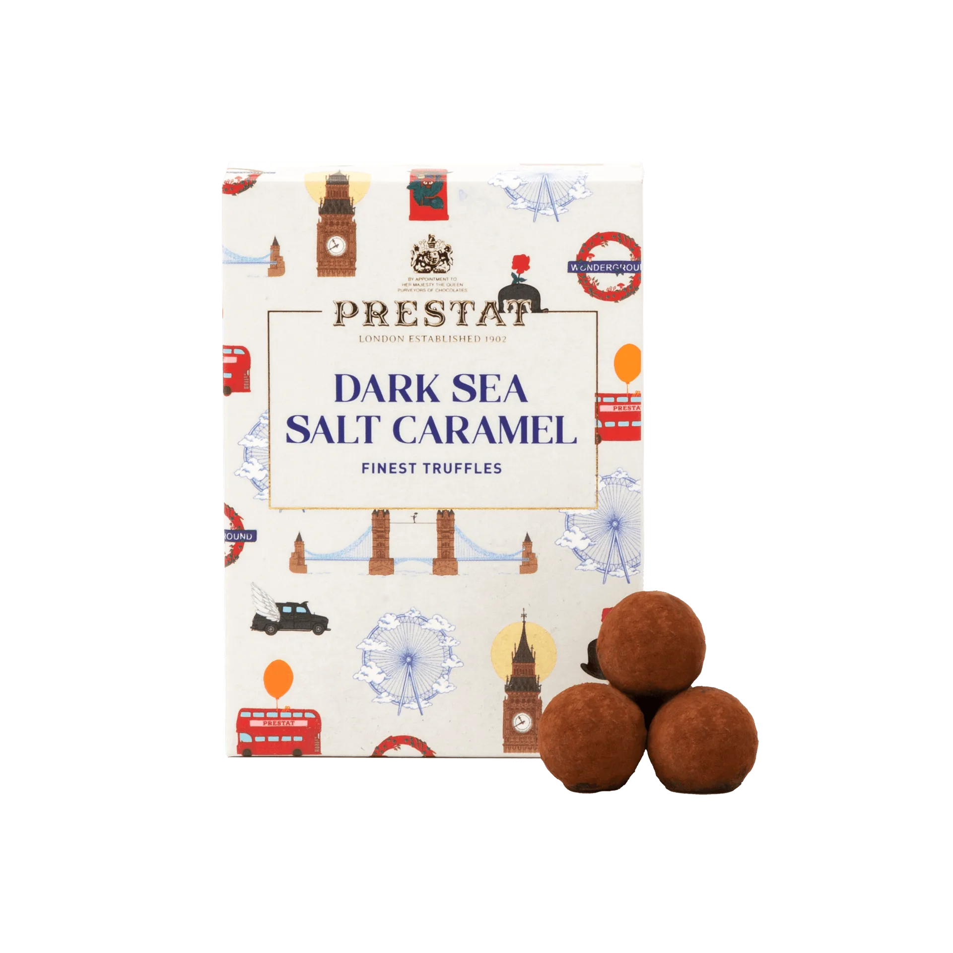 London Collection Dark Sea Salt Caramel - Mini Truffles